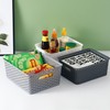Plastic Storage Baskets 6 Pack,Small Pantry Organization and Storage,Basket Household