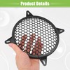 Motoforti 6" Auto-Lautsprechergrills Abdeckungsgitter mit Schrauben ABS Schwarz - 4