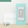 PAPERADO 50 envelopes dark blue ribbed light blue 100 g/m²