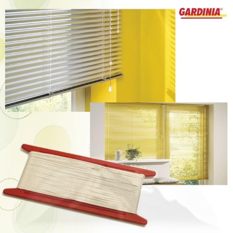 GARDINIA 10 Metres 1.3mm Diameter 100% Polyester White Blind Cord