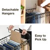 Japard Pants Rack Trolley Hangers Rolling Trouser Hanging Rack 360