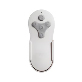 Ceiling Fan Remote Control Replacement, Compatible with Harbor Breeze KUJCE10311/TR214A KUJCE10712/TR214B 2BB78-ITL-F304C | 3-Speed + Light Dimmer | Learning Key Setup with Wall Mount (Remote Only)