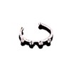 Cutedoumiao Gold Silver Thin Four Diamond Clear Crystal Nose Ring
