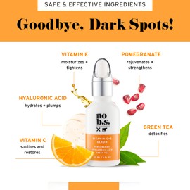 No Bad Stuff - Fresh + Smooth Duo - Vitamin C + E Serum & Retinol Night Cream, Boosts, Hydrates, and Reduces Wrinkles & Dark Spots (1 fl oz each)