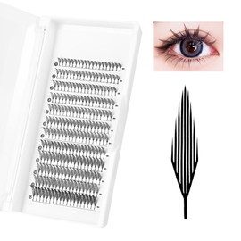 Extensión Pestañas, Extensiones de Pestañas Segmentadas, Kit de Grupos de pestañas 120 Racimos de Pestañas 8-15 mm, Pestañas Individuales Suave y Ligero DIY en Casa （C）