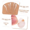 KOMBIUDA 50pcs Oval Bandages for Sensitive Skin Breathable Fabric Patches