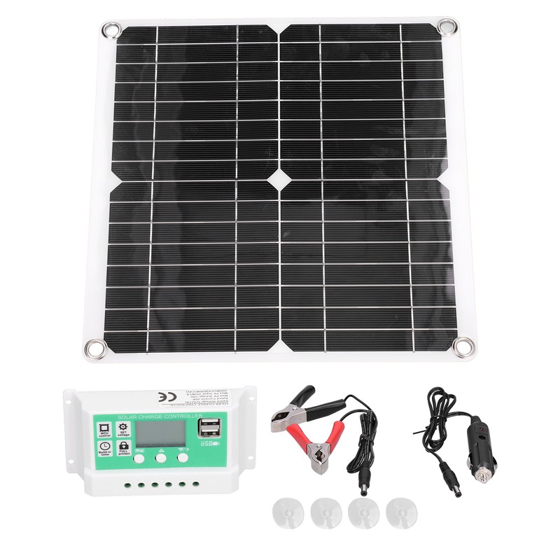 40W 18V Monocrystalline Silicon Flexible Solar Panel with 20A Solar