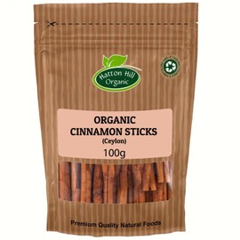 Organic Ceylon Cinnamon Sticks 100g by Hatton Hill Organic