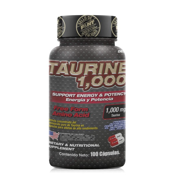 TAURINE 1,000: Fórmula Pura de Taurina en cápsula.