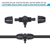 MECCANIXITY Drip Irrigation Barbed Tee 3-Way Fitting 8mm to 4mm