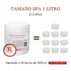 Mascarilla Facial Spa Tepezcohuite + Arcilla Reparador 1.2kg Normal