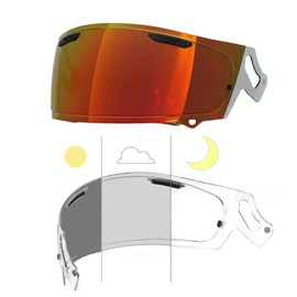 The Orange Photochromic Shield is a high performance visor for Arai helmets. Meets VAS-V MV standards and fits multiple Arai helmet models including RX-7X, XD, ASTRO-GX, RAPAIDE-NEO, ASTRAL-X and
