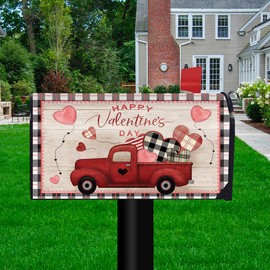 Briarwood Lane Valentine's Love Pickup Primitive Large Mailbox Cover Holiday Oversized
