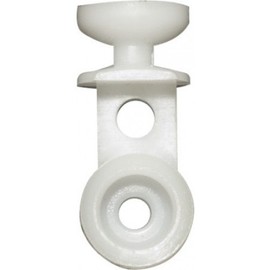 Snap Carrier, Single, Nylon, white, 14/bag