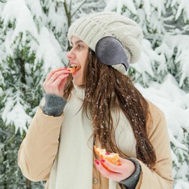 Voarge Ear Warmers for Men & Women Classic,Unisex Winter Warm Ear Muffs,Thick Windproof Ear Warmers, Outdoor Running Ear Warmer Plush Ear Covers for Winter (Gray)