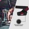 Weight Lifting Straps Neoprene Padded Bodybuilding Strength Training Wrist Straps
