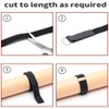 16.4Ft x 0.8In Adjustable Cable Straps with 25 Buckles, Free
