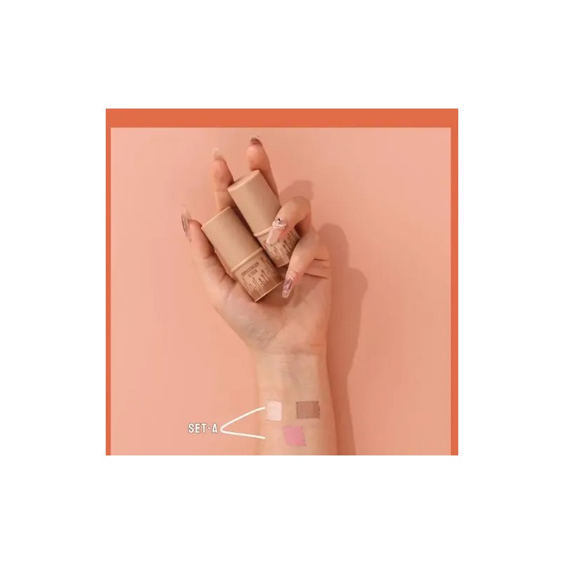 Set De 3 Espátula Lasting Contouring Stick Contorno Blush