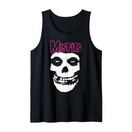 Misfits – Pink Logo Skull Tank Top
