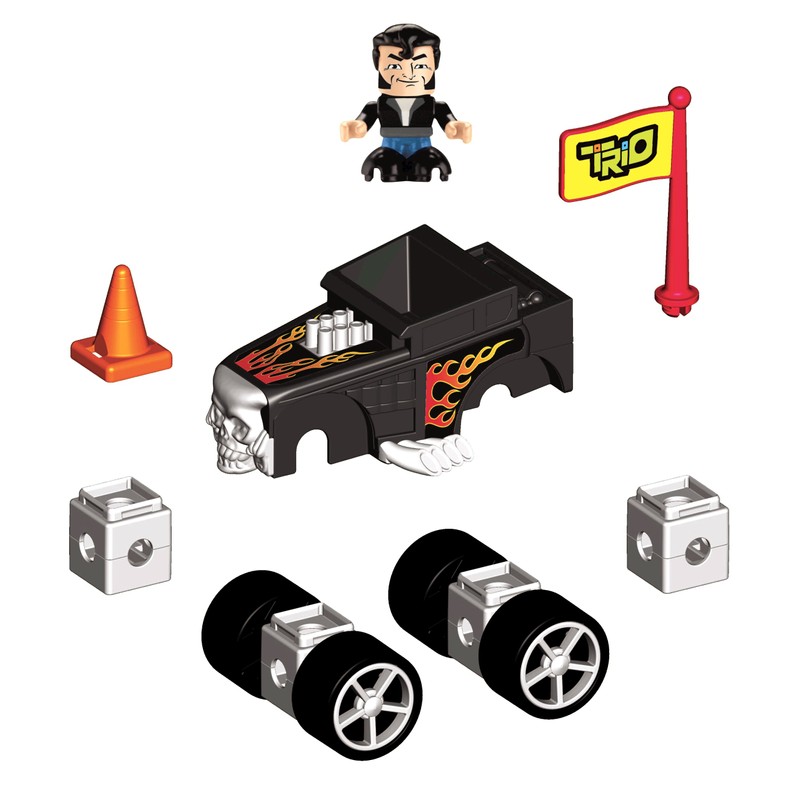 Fisher-Price Trio Hot Wheels Bone Shaker