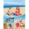 Diveblues Kids Microfiber Beach Towel - Quick Dry, Sand Free