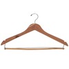 Household Essentials CedarFresh Cedar Coat Hangers, Pack of 4, 100%