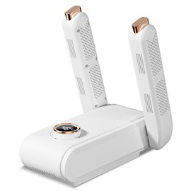 Electric Shoe Dryer, Electric Shoe Dryer with UV Sterilisation, 360° Heat Circulation, Shoe Dryer with Timer, Foldable Glove Dryer and Boot Warmer for Home and Travel