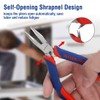 WORKPRO 6-piece Mini Pliers Set - Needle Nose, Diagonal, Long