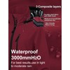 CREATMO US Women's Hooded Winter Snow Ski Trench Coats Multiple