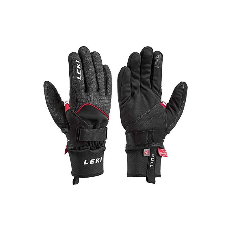 LEKI Goods, black-red, 6.5