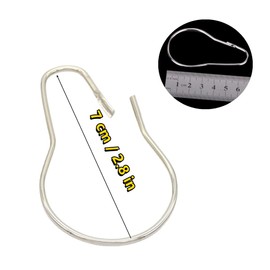 TNBSGH 5 Pcs Golf Towel Hook Set, Small Golf Towel Stainless Steel Golf Towel Holder Golf Accessory for Easy Attachment of Towels, Silver