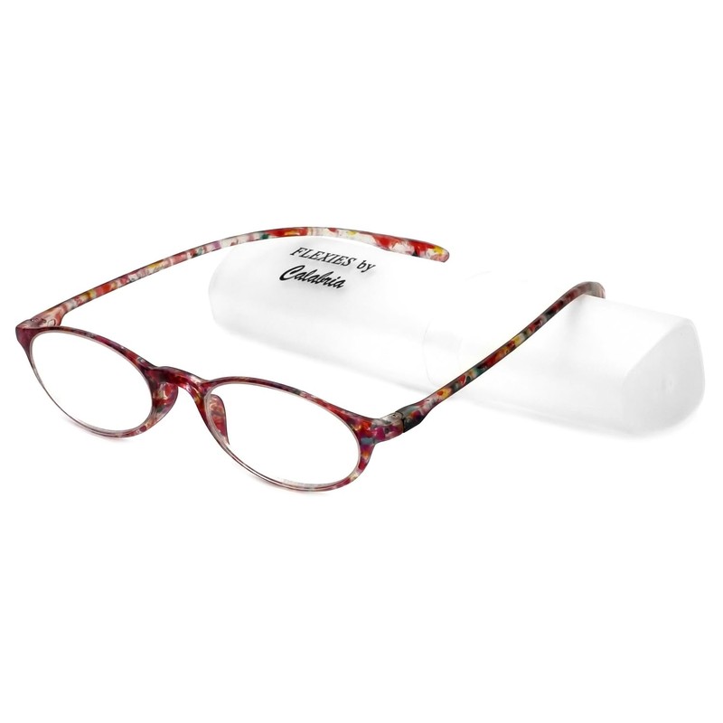 Calabria 719 Flexie Oval Reading Glasses +2.75 Multi Colorful (3pack)