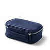Leatherology Navy Blue Leatherology Small Travel Organizer - Zipped mesh