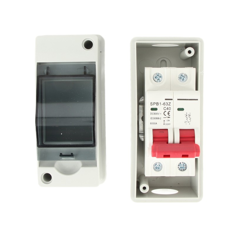 PV Solar Disconnect Switch Photovoltaic Circuit Isolator Miniature RV Breaker