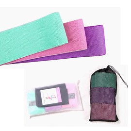 VOANZO 3pcs Resistance Bands, Resistance Band for Legs and Glutes, Exercise Band Workout, Non-Slip, Back Stretcher
