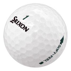 LostGolfBalls - 100 Srixon Soft Feel Golf Balls in Mint Condition, Recycled Used Golf Balls, AAAAA Quality, White