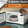 4 in 1,WENWELL 2 Microwave Splatter Cover & 2 Mat,Cooking