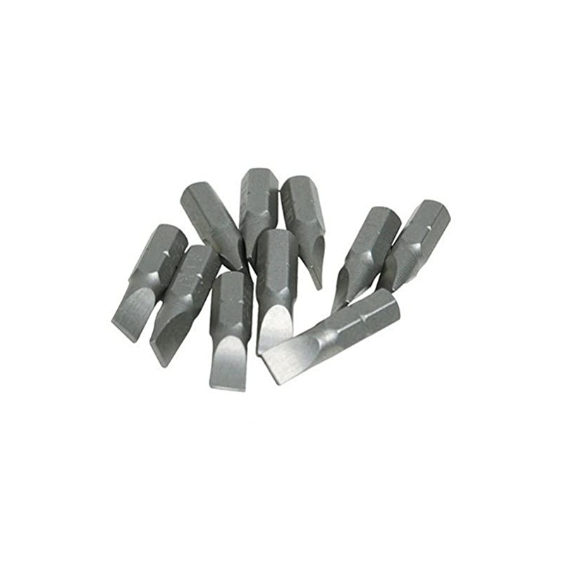 Silverline 277848 Slotted Cr-V Screwdriver Bits 100pk Slotted 6 mm