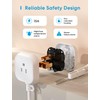 meross Smart Temperature Controller 15A 1800W, Smart Wi-Fi Thermostat Controlled