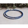 Unbranded Natural Sodalite Choker 2mm Blue Crystal Bead Healing Minimalist