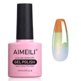 AIMEILI Chameleon Gel Nail Polish Hema Free Color Changing Nail Polish Gel Soak Off U V Gel Polish for Nail Art DIY
