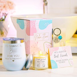 Best Friend Birthday Gifts for Women Friendship - Funny Wine Tumbler Gifts for Friends Female - Gifts for Best Friends Women - Gifts for Her Friend BFF Gift Baskets for Women - Bestie Gifts for Women