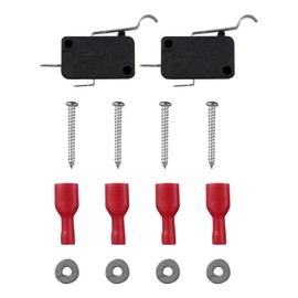 AUGREX 2 Pcs 80629 Neutral Reverse Safety Switch Fit for B&M Automatic Shifters, with Crimp Terminals Screws