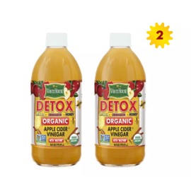 White House Detox Apple Cider Vinegar 16 fl oz x 2 bottles