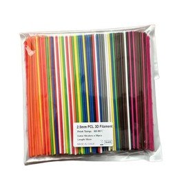 AIXXCUVQ 300 Pieces 3D Printing Pen Refills 5mm for Doodlers Start Pen 3D Pen Filament Refills ABS 3D Doodlers Pen Refills