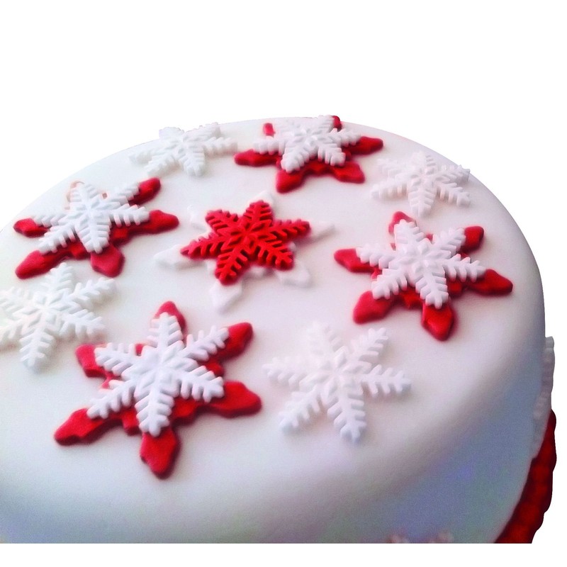 Dr.Oetker Decoration Cutter Christmas Snowflake Set of 3 5,5x5,5 cm
