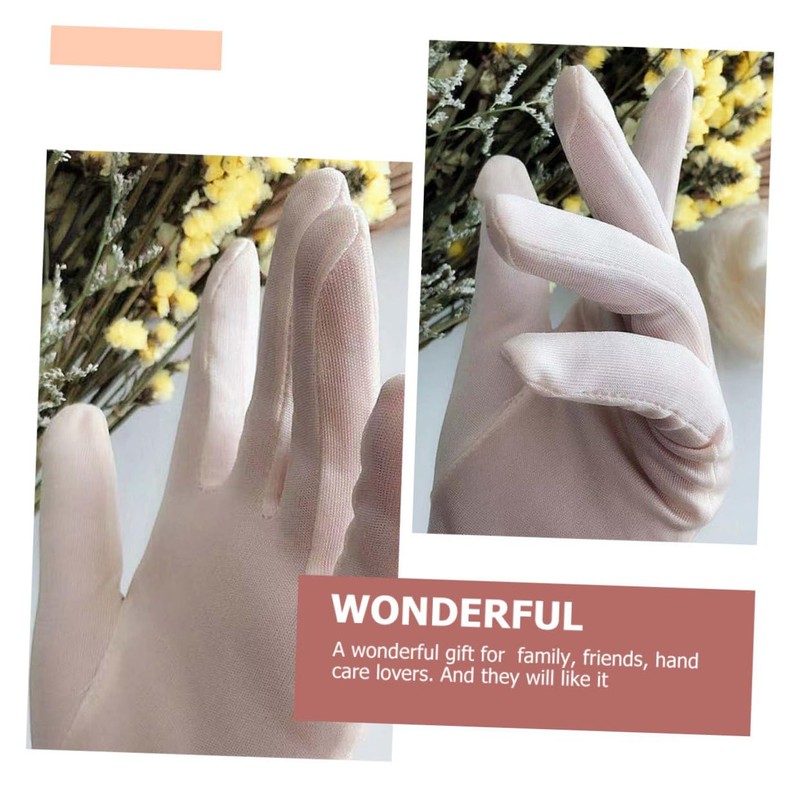 TOVINANNA Silk Lotion Gloves Skin Moisturizing Gloves Multi-functional Beauty Care