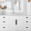 Coinkoly 10 Pcs Black Kitchen Furniture Handles Hole Distance 128mm