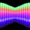 LifBetter Light Up Glow Sticks Bulk, LED Foam Sticks in