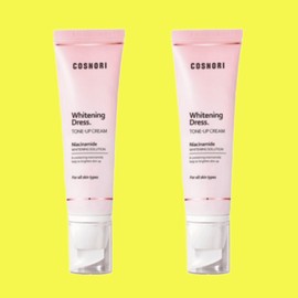 COSNORI 코스노리 화이트닝 드레스 미백 톤업크림 50ml x2개 Cosnori Whitening Dress Brightening Tone-Up Cream 50ml x2 [Cosnori Whitening Dress Brightening Tone-up Cream 2 pieces]